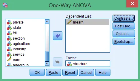 Phân tích phương sai một chiều - One-way ANOVA
